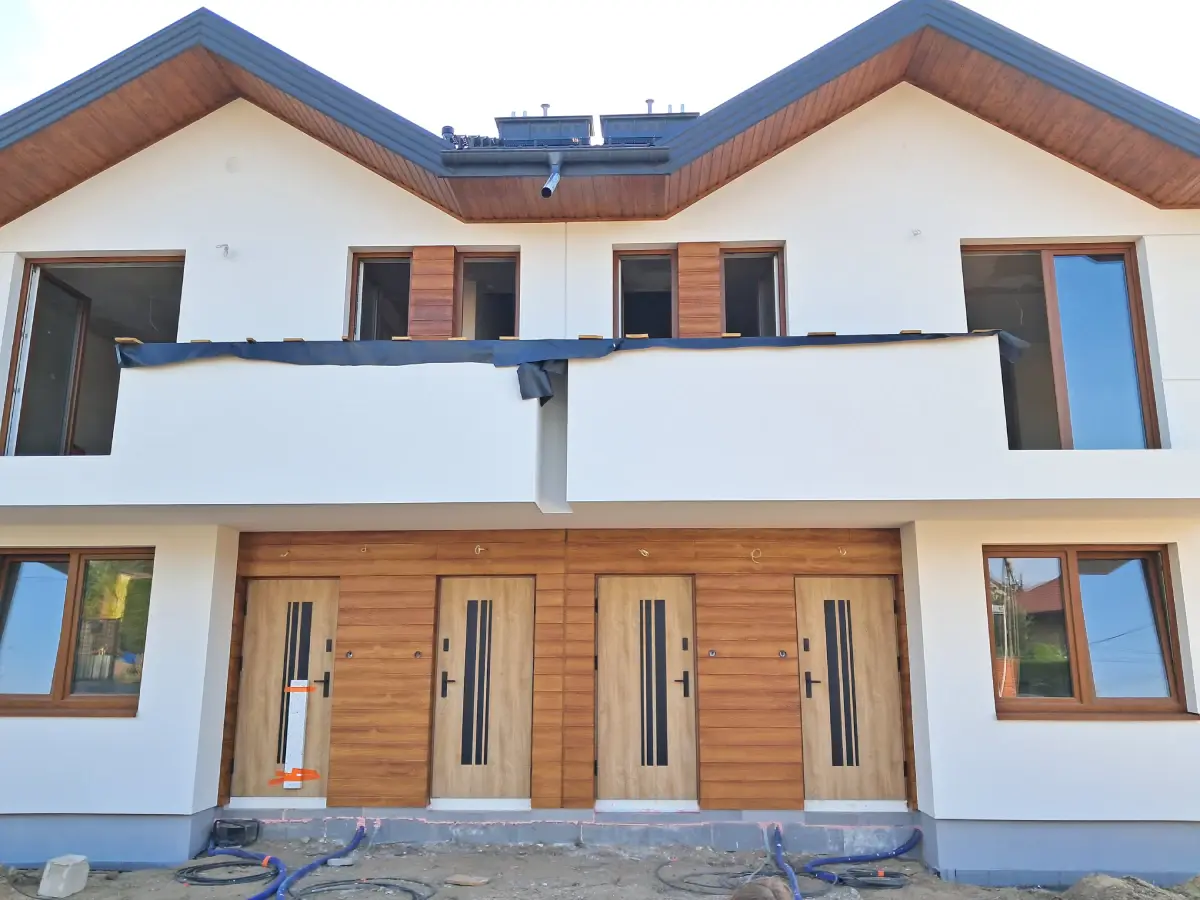 Wykończenie Elewacji Mieszkania Bezczynszowe w Mrozach