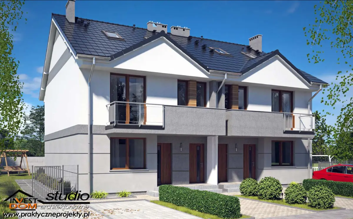 Mieszkania w Mrozach front