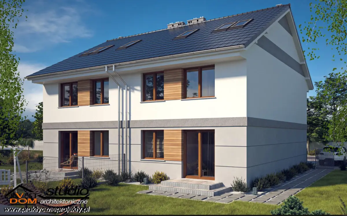 Mieszkania w Mrozach ogród wizualizacja