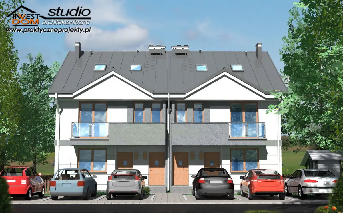 Mieszkania w Mrozach front